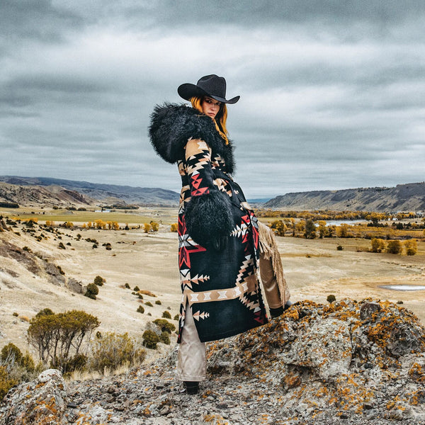 Stetson x Lindsey Thornburg Shearling Duster