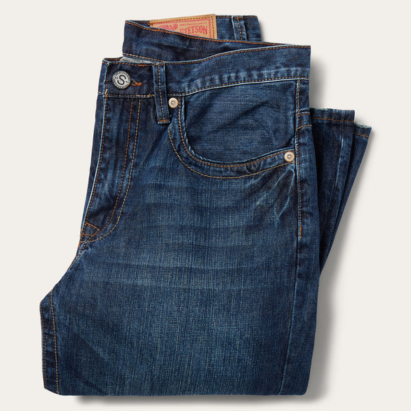 Stetson 1520 Fit Tacking (Light Wash) - Men's Jeans