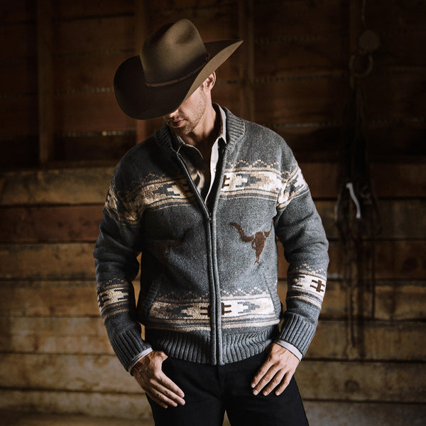 Longhorn Cardigan Stetson