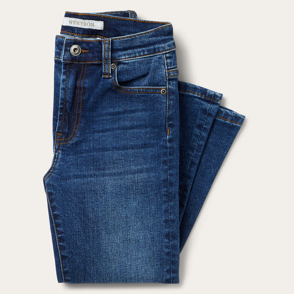 Stetson Women's 921 Light Wash High Rise Plain Pocket Flare Jean Blue 12 32 At Women's Jeans Store