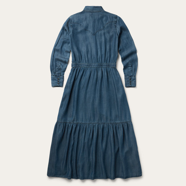 Stetson Western Denim Maxi Dress Stetson Western Denim Maxi Dress