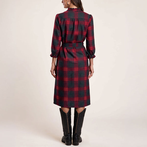 plaid red and black dress Stetson Buffalo Prairie Shirt quarter length sleeves with Size:11M TIANEK Slim Midi Summer SizeGuide__size-guide