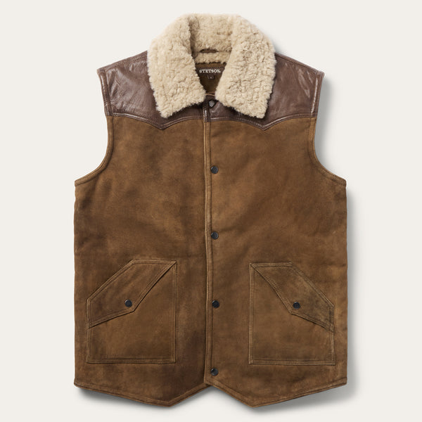 トップス Schott / 366V suede leather vest 11-097-0541-6030-