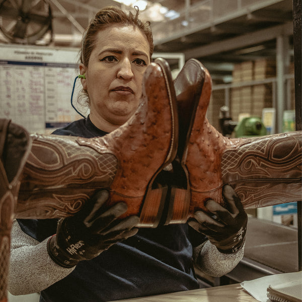 ブラウンオーストリッチウエスタンブーツ Ozzy Ostrich Boot | Stetson