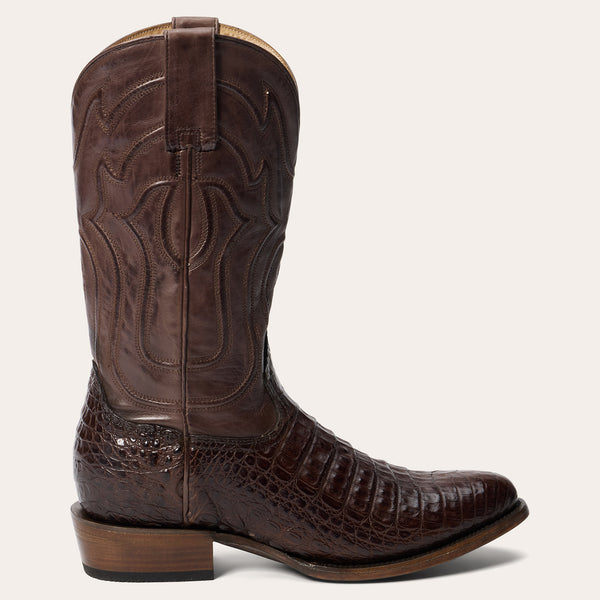 tobacco boots men Wild West Men's Nubuck Western Square Toe 8 / EE / Tobacco Order as you would your most common shoe size The Captains: -StormKing Captain Tobacco