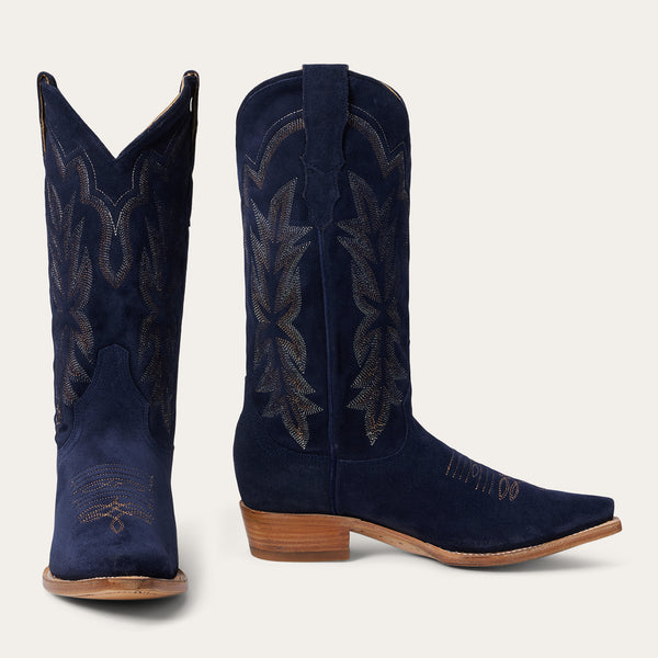 Stetson Casey (White) - Women's Leather Cowgirl Boot