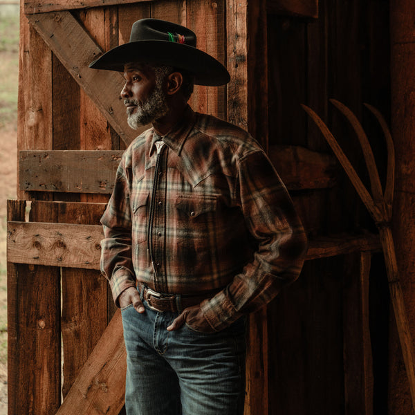 Ombre Plaid Western Shirt | Stetson