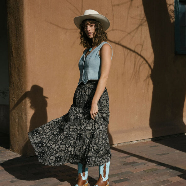 Bandana 3-Tiered Skirt | Stetson
