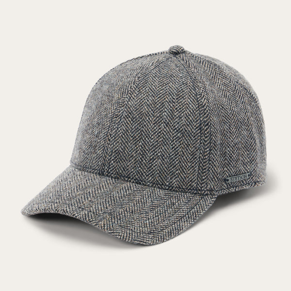 Wool Herringbone Baseball Cap | Stetson