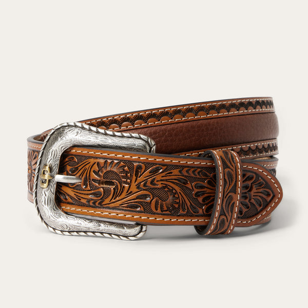 Tooled Tab Belt | Stetson