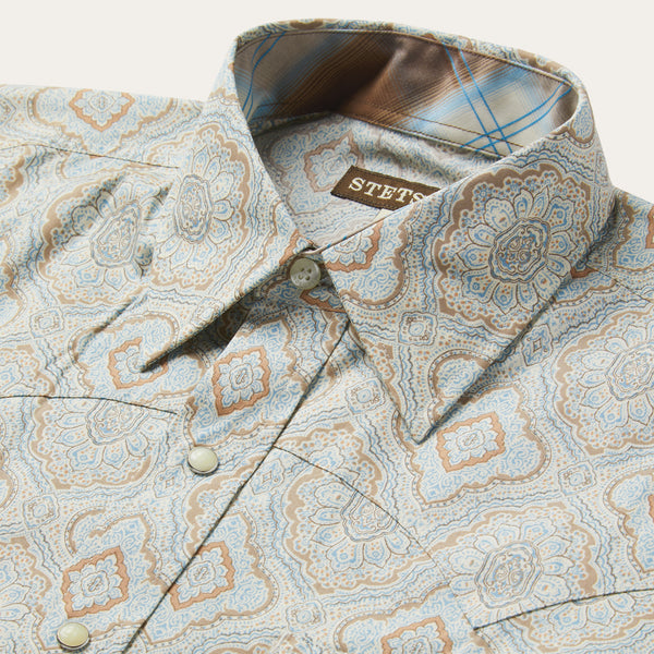 【ベージュ（27）】York Paisley SS Shirt SS PAISLEY SHIRT(FMA) - BEIGE – GADORO