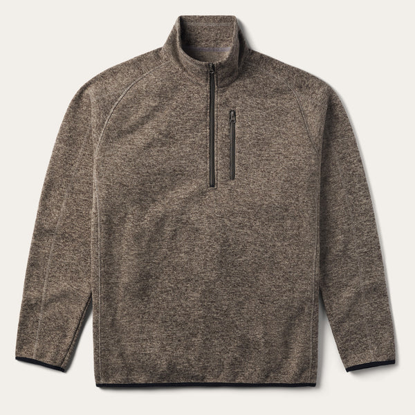 Tan Bonded Knit Sweater | Stetson