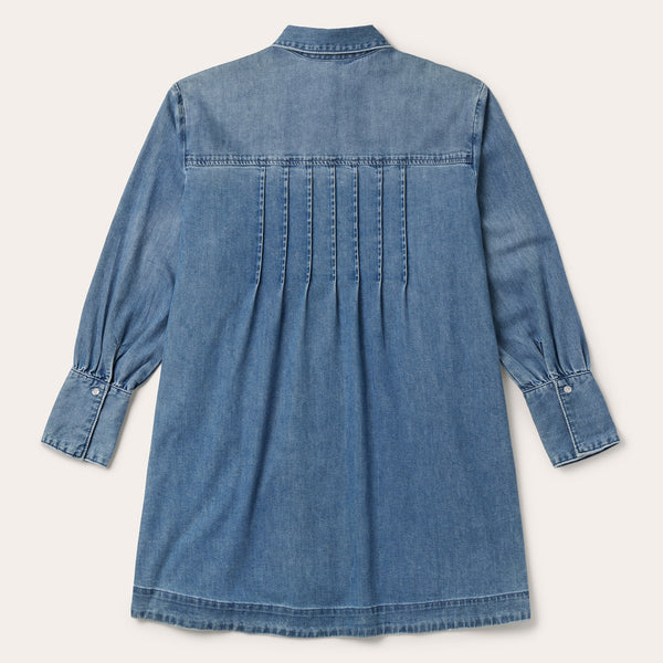 Denim Button Front Shirt Dress | Stetson