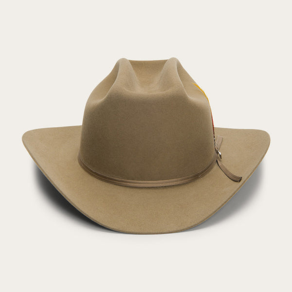 STETSON WESTERN BROWN FELT cheapest HAT 6 3/4 XXXXXXX NOS