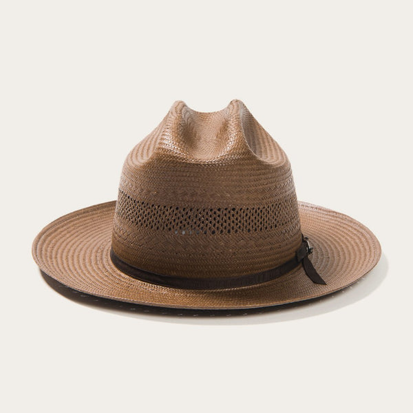 Open Road Vented Straw Cowboy Hat Stetson1