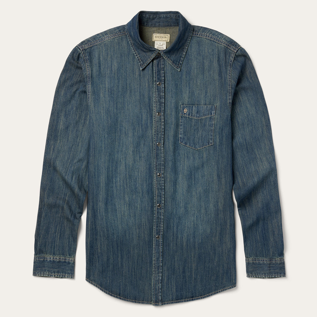 Stetson Men's Denim Shirts | Official Site
