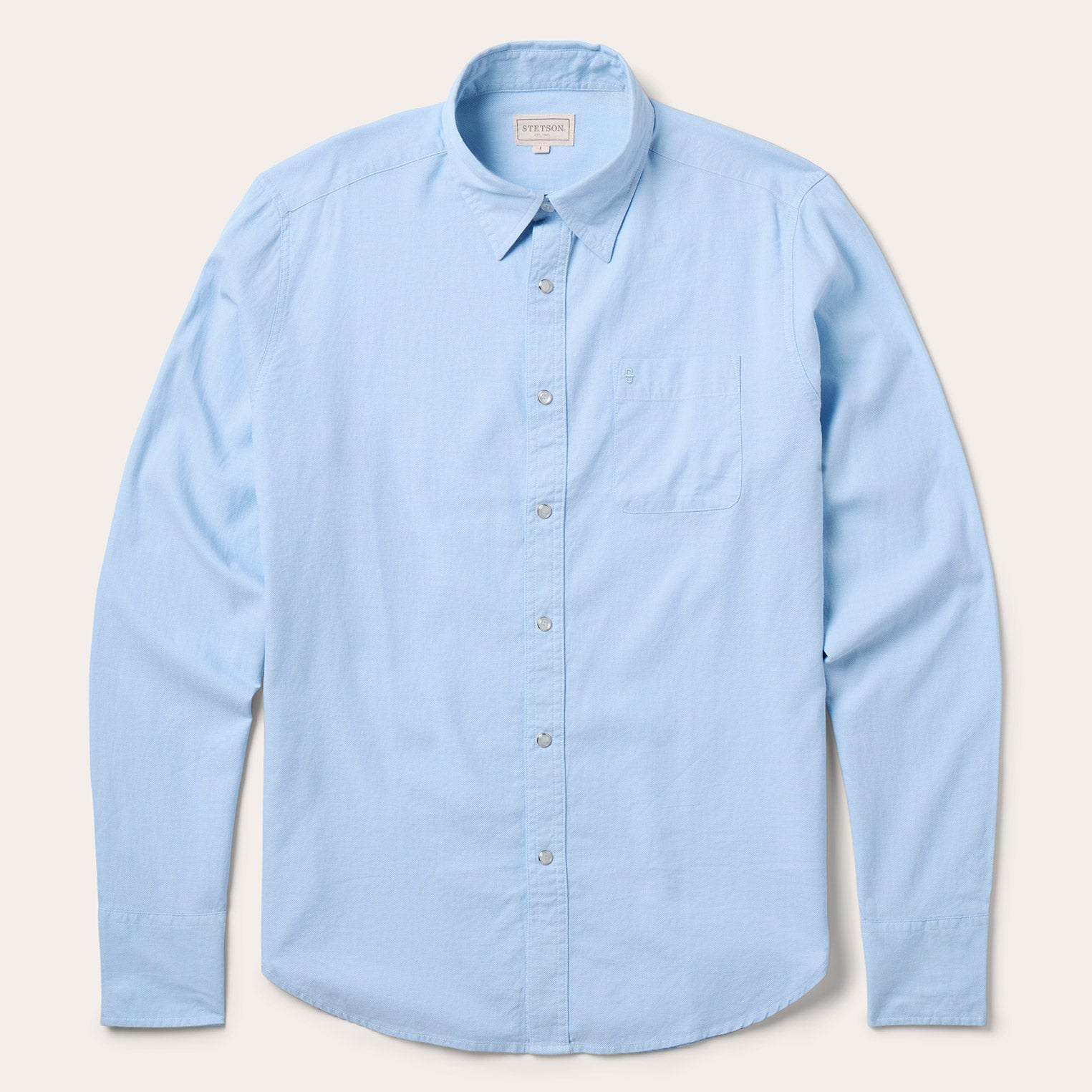 best pinpoint oxford dress shirt Proper Cloth Men's Thomas Mason Light Blue Pinpoint Custom Dress Shirt