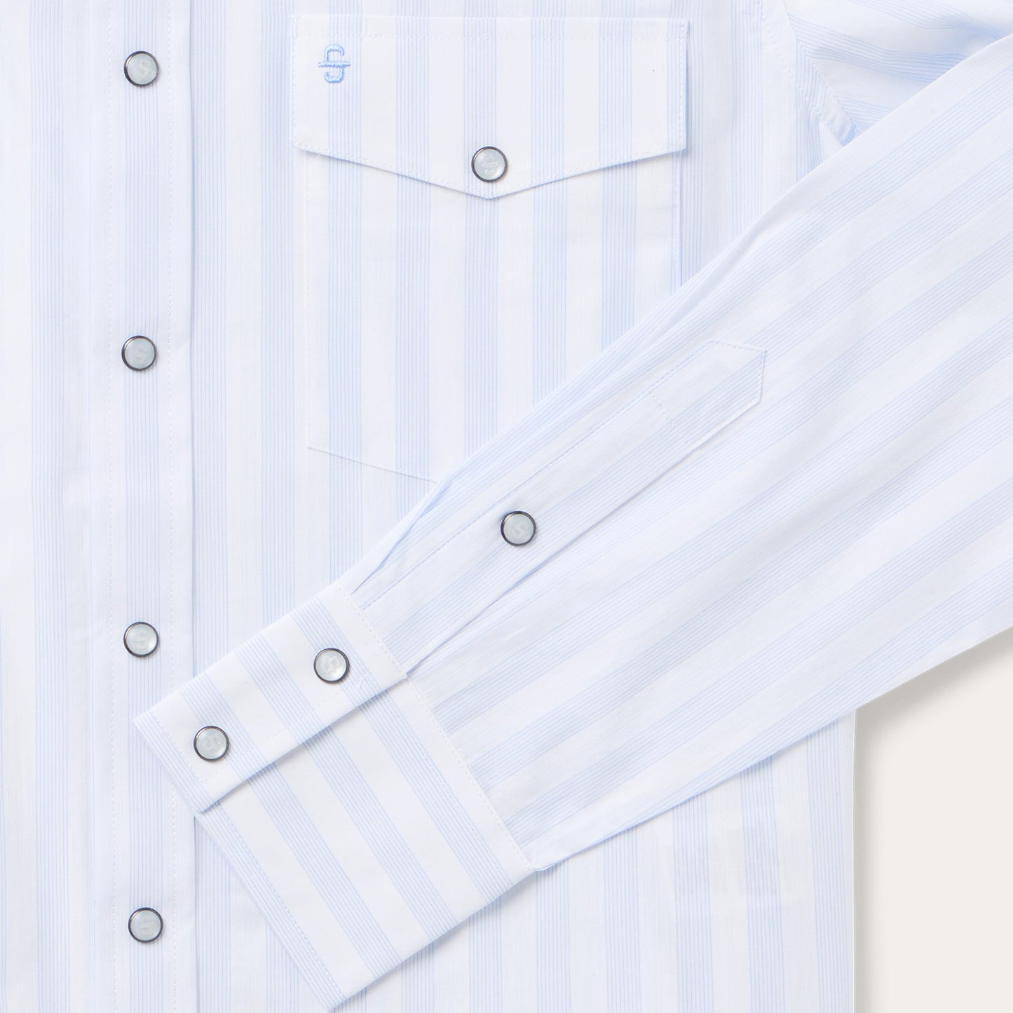 White Oxford Western Shirt