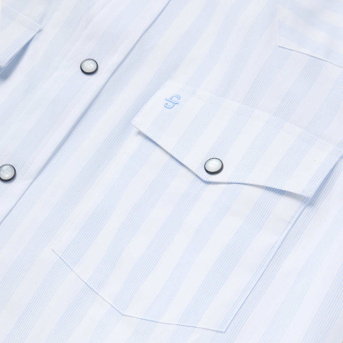 Stetson Pinpoint Oxford (White) - Boy's Western Shirt (Closeout) main image 1
