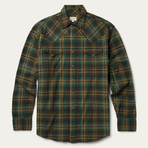 Brushed Flannel Western Shirt Stetson - Main Image
