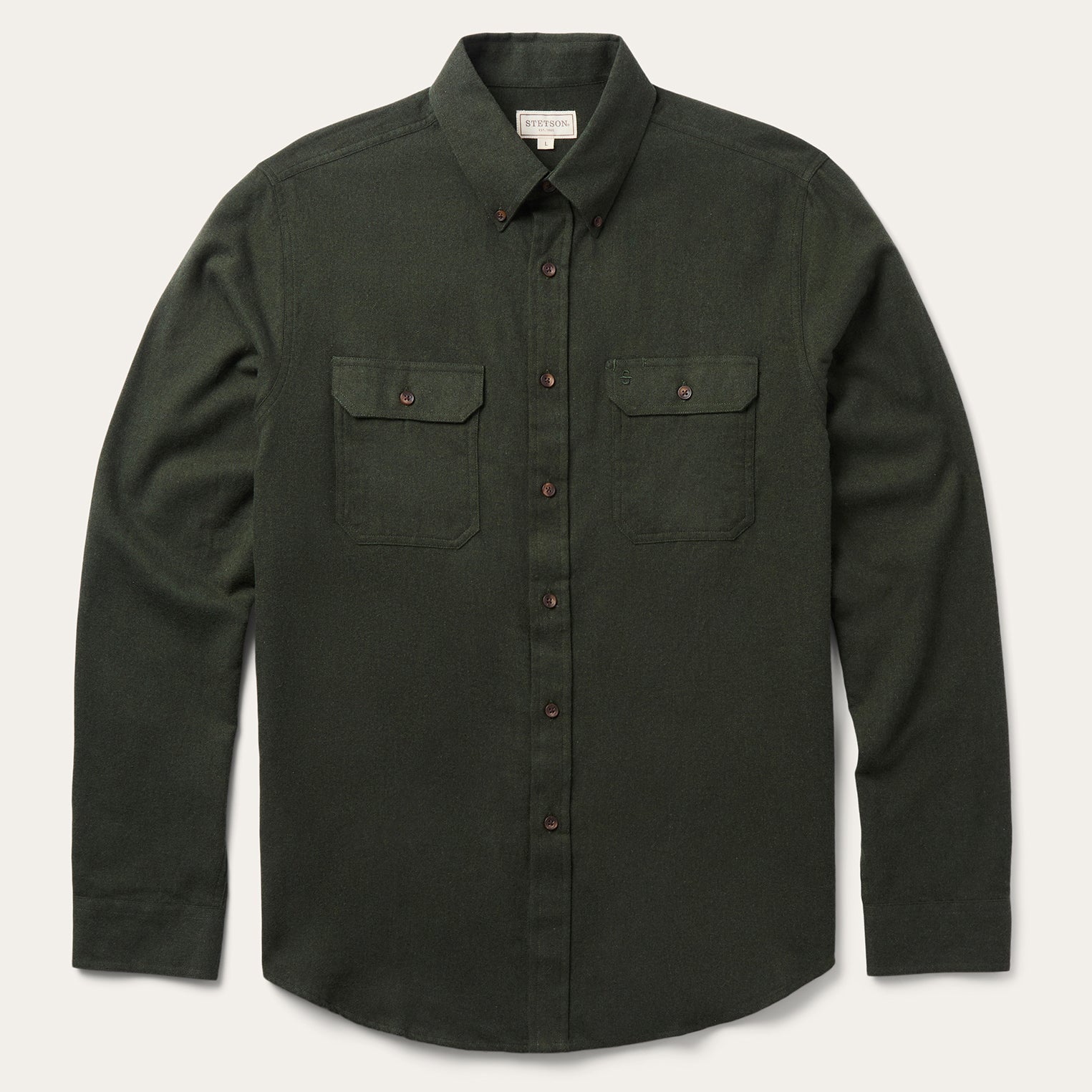 Stetson Brushed Heathered Flannel Shirt Stetson Brushed Heathered Flannel Shirt