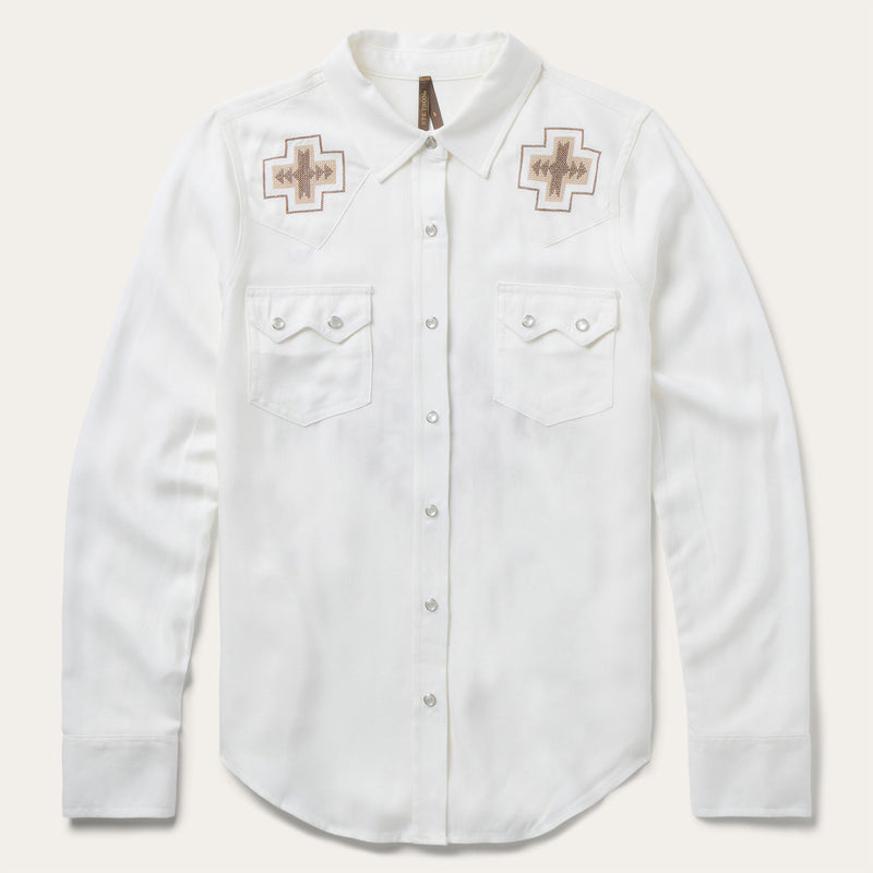 Stetson Embroidered Western Shirt
