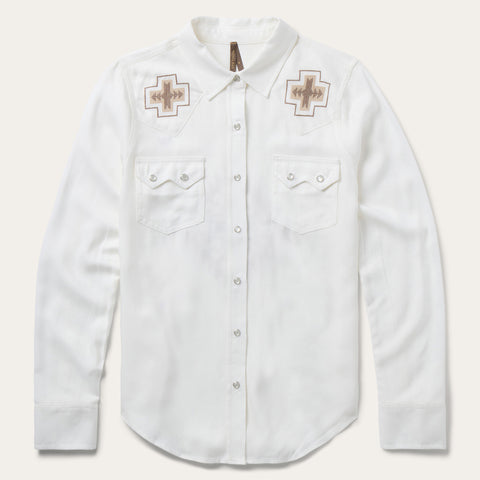 Stetson Embroidered Western Shirt