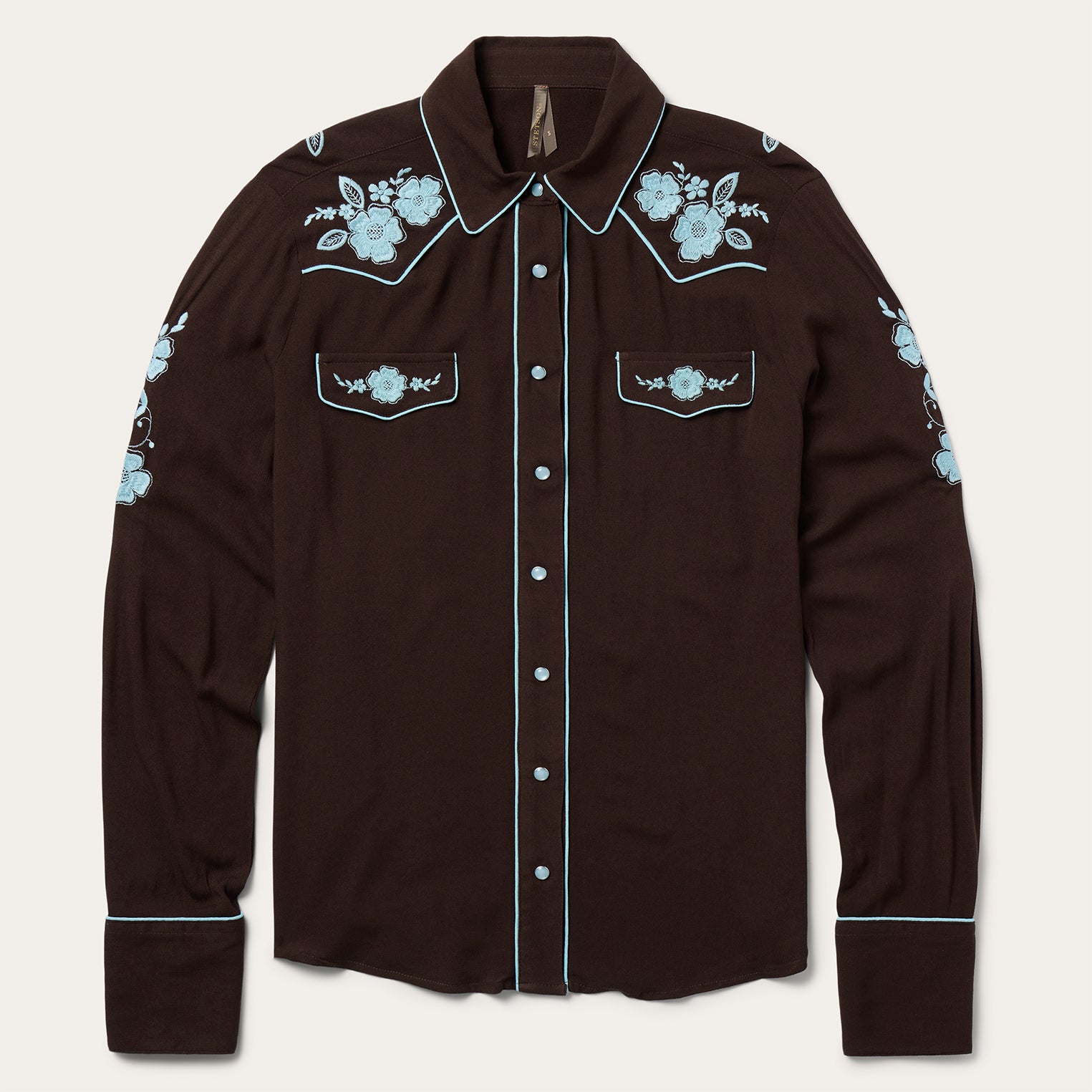 Embroidered Retro Western Shirt | Stetson Embroidered Retro Western Shirt | Stetson