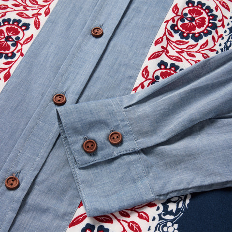 Chambray Bandana Shirt