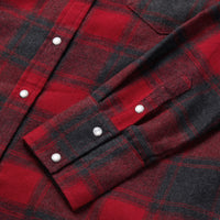 Buffalo Plaid Flannel Western Shirt