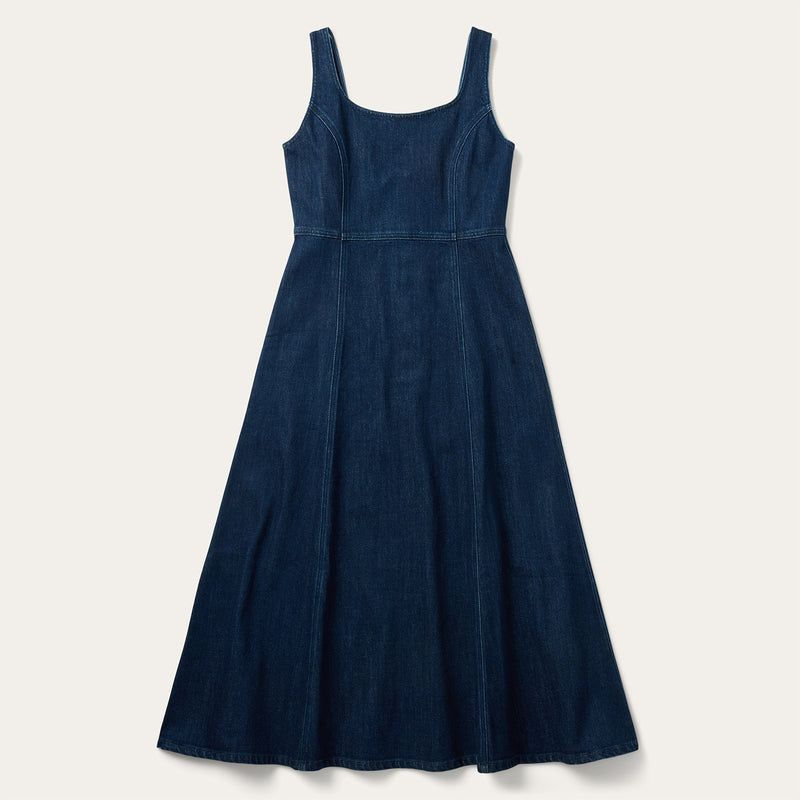 Stretch Denim Tank Dress