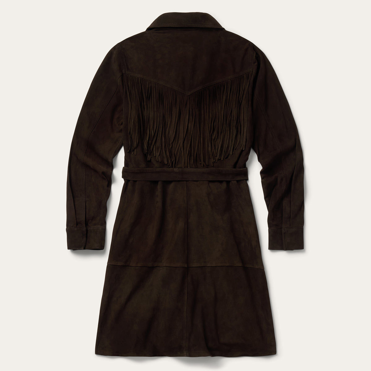 Suede Western Shirt Dress
