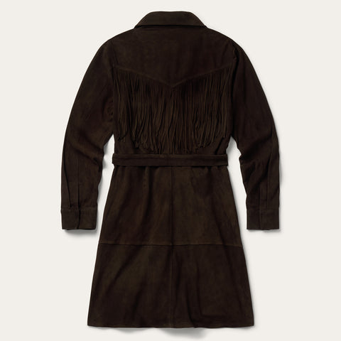 Suede Western Shirt Dress
