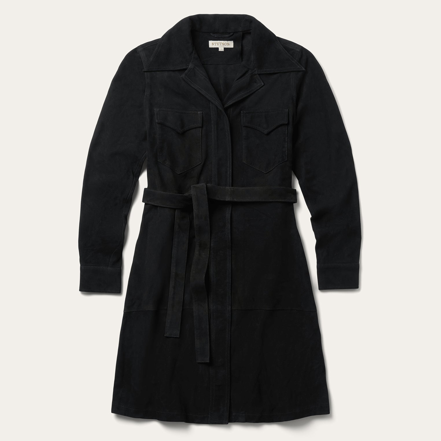 long black suede dress Jluxlabel Women's Madison Suede Maxi Dress