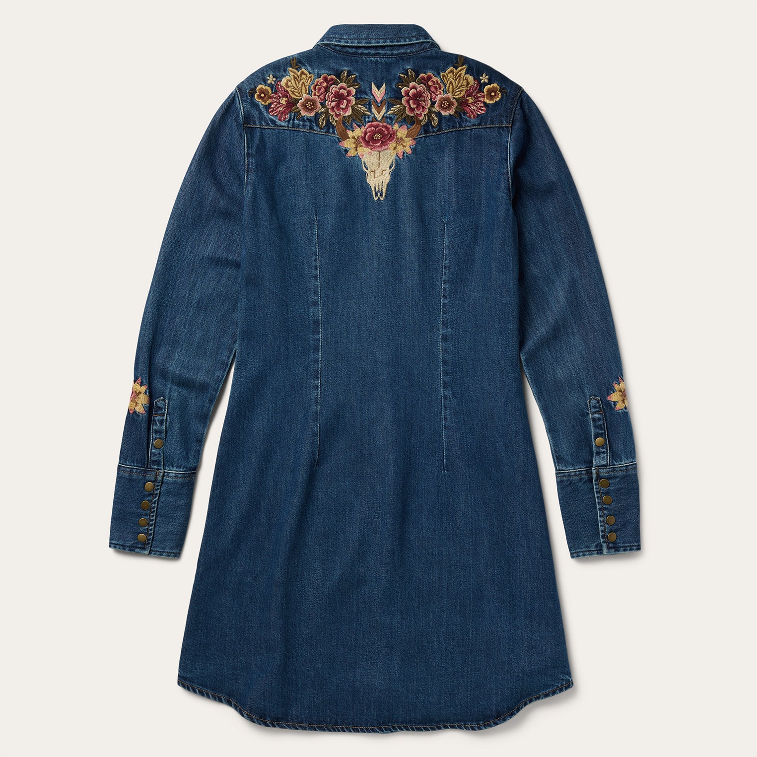 Stetson Embroidered Western Shirt Dress Stetson Embroidered Western Shirt Dress