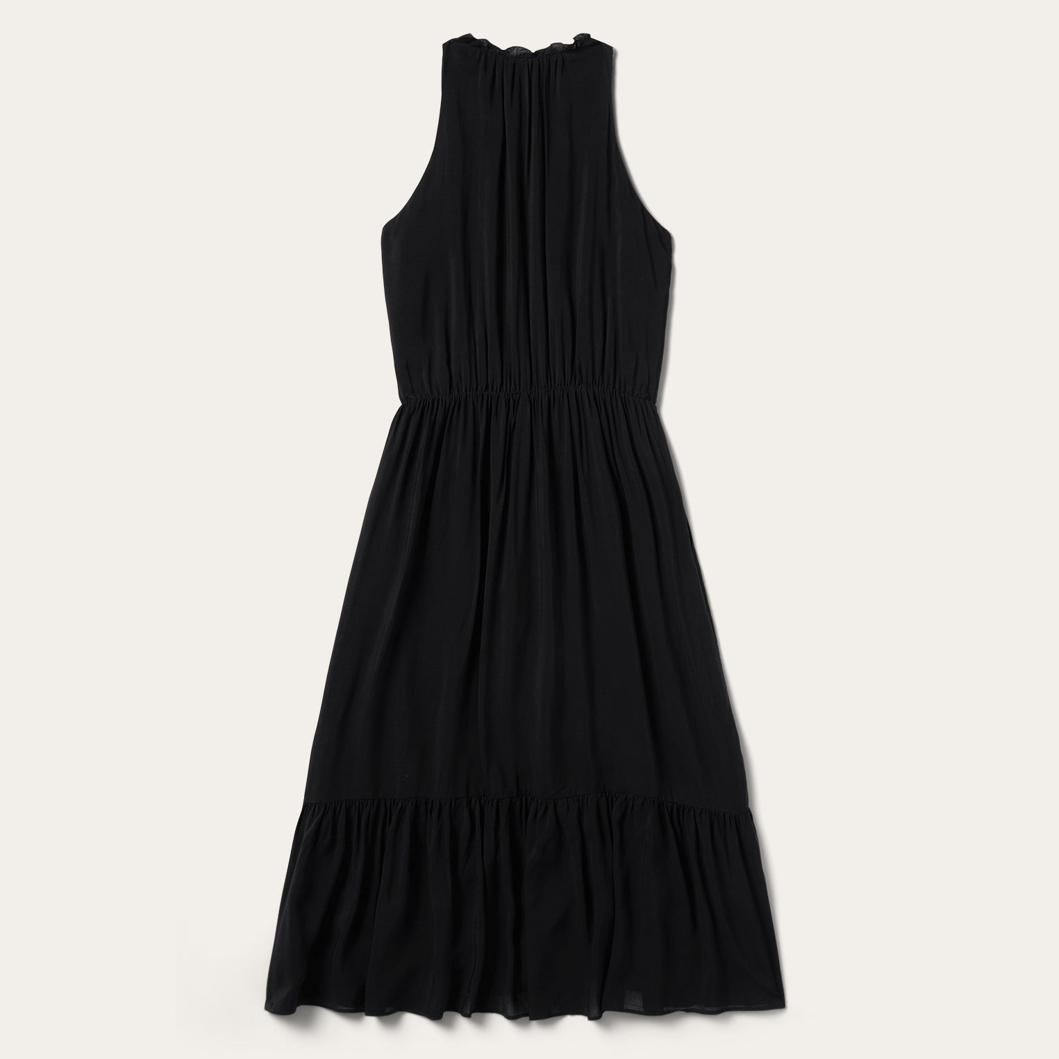 Solid Rayon Sleeveless Prairie Dress | Stetson