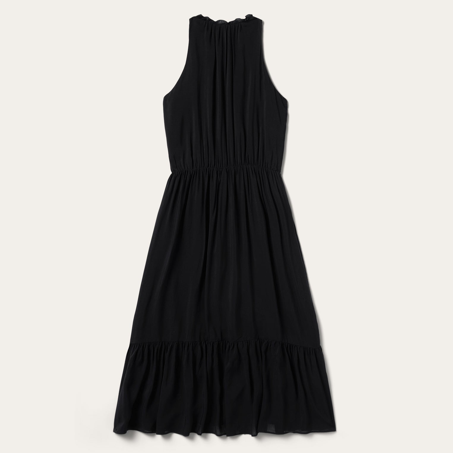 black prairie dress Prairie Dress in Black Linen Field Day