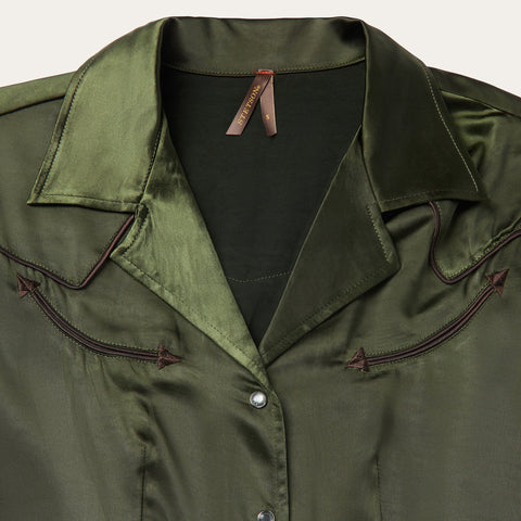 Satin Western Dress | Stetson Satin Western Dress | Stetson