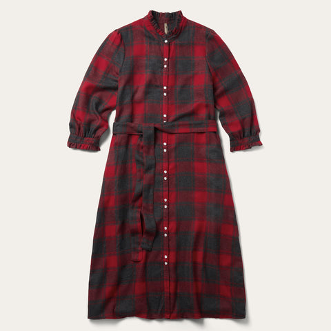 Stetson Buffalo Plaid Prairie Shirt Dress Stetson Buffalo Plaid Prairie Shirt Dress