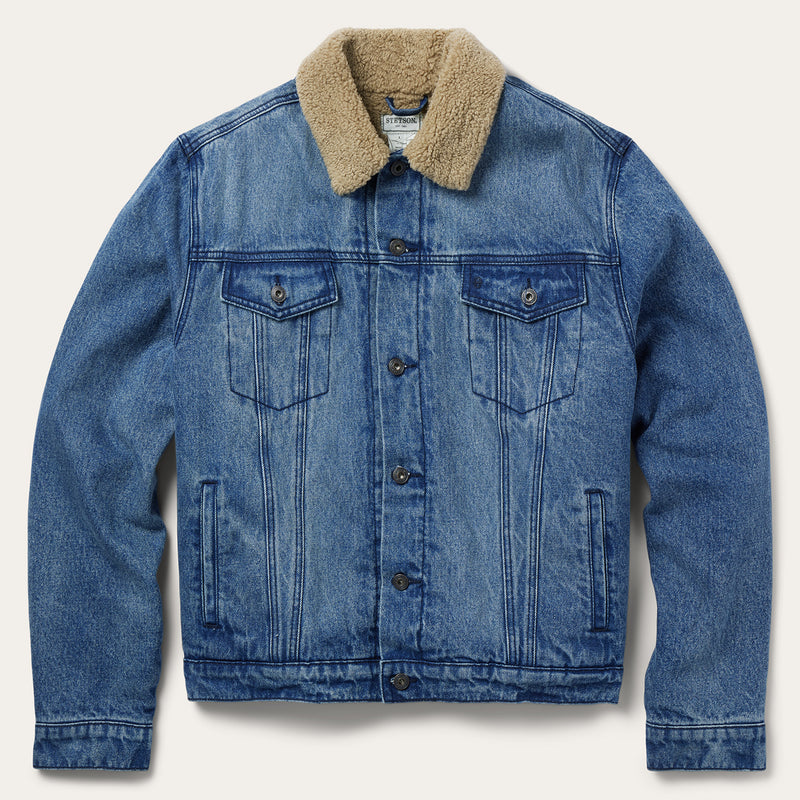 Denim Sherpa Jacket Stetson - Main Image