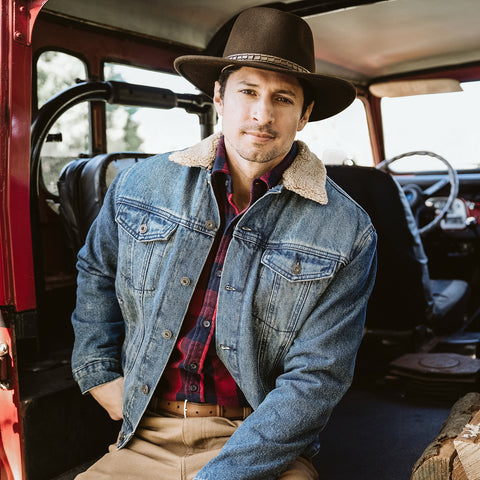 Denim Sherpa Jacket | Stetson