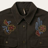 Canvas Embriodered Chore Jacket