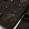 Canvas Embriodered Chore Jacket