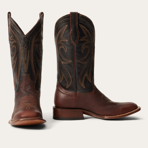 mens brown dress cowboy boots Stetson Men's Cody Cowboy Boots in Brown