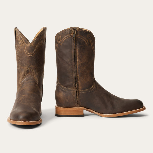 Stetson Men's Roughstock Zip Roper Boots | Handcrafted in Mexico