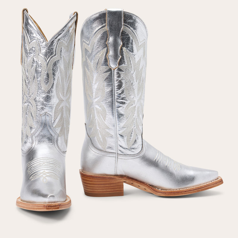 womens silver dress boots Jolene Boots