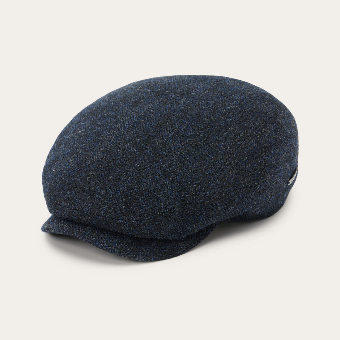 Large Driver Cap Wool Herringbone Driver Cap | Stetson