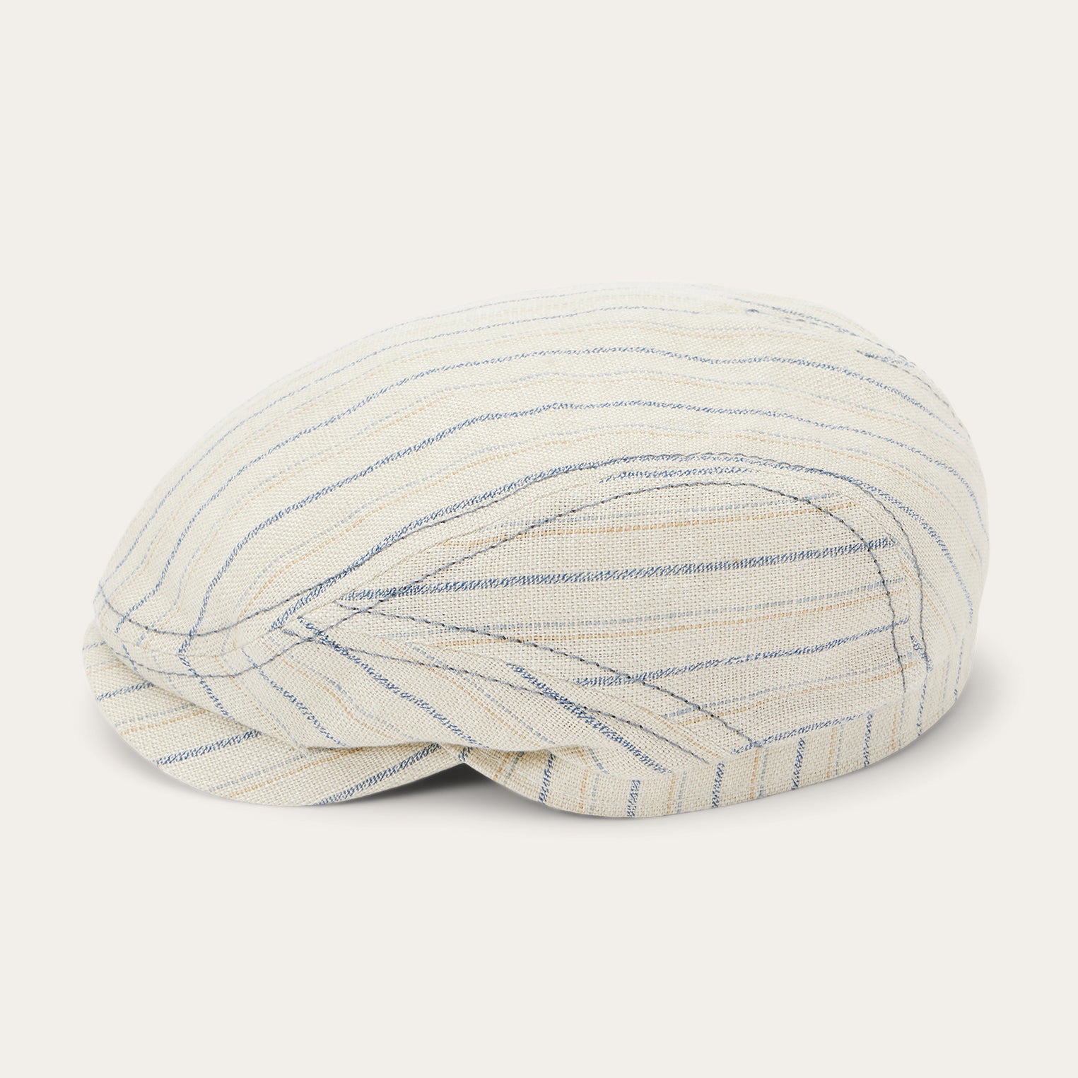Striped Linen Driver Cap Stetson - Main Image