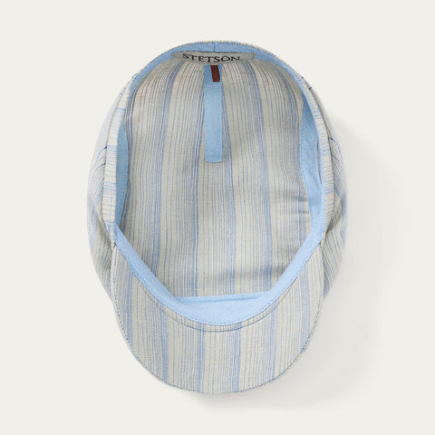 Beige Blue Stripe