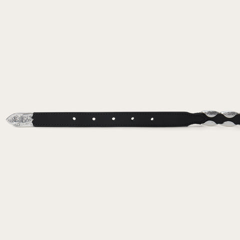 Black With Silver